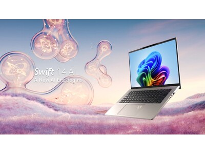 Acer初の、次世代AI機能搭載 Copilot+ PC が登場！AI機能をフルに発揮できる「Swift 14 AI」