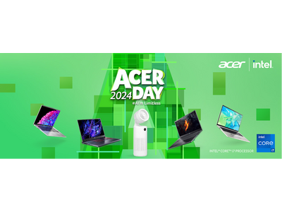 Acer Day 2024 「AI’m limitless - AIのある未来へ - 」8月2日よりAcer公式オンラインストアで開催！