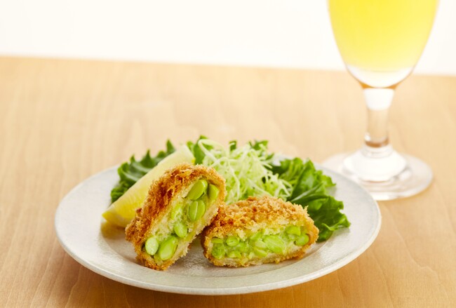 【さぼてん】この季節限定！ごろごろ食感が楽しい人気者。お酒との相性も抜群な「枝豆コロッケ」を全国のデリカ店舗にて6月1日（月）から期間限定で販売
