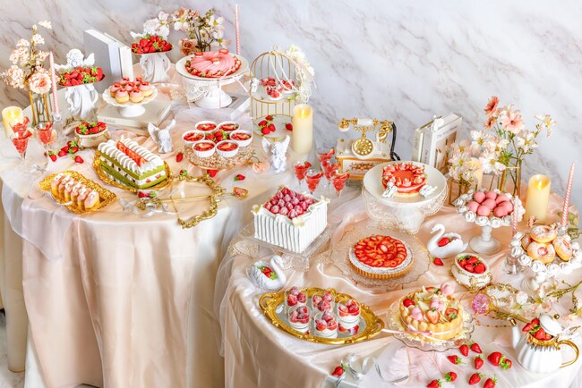 いちごのスイーツビュッフェ『Strawberry Heaven～いちごに恋した天使の耽美～』ヒルトン福岡シーホークにて2026年1月10日（土）より開催