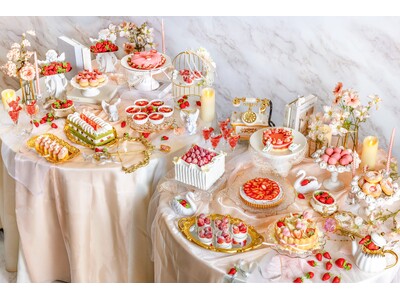 いちごのスイーツビュッフェ『Strawberry Heaven～いちごに恋した天使の耽美～』ヒルトン福岡シーホークにて2026年1月10日（土）より開催
