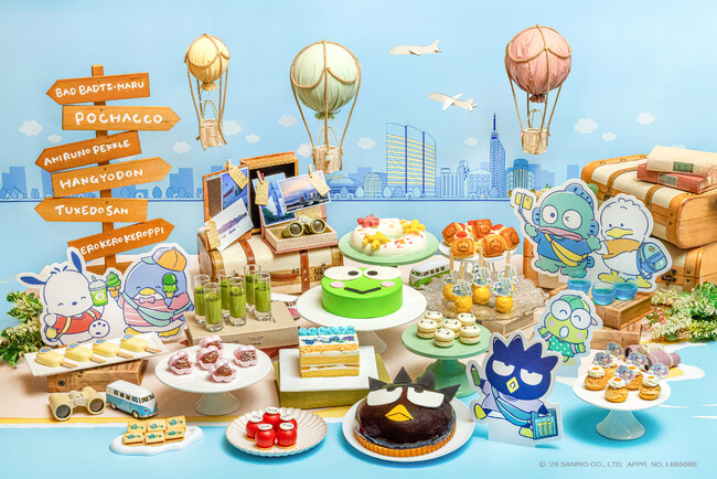 【九州初開催】サンリオ人気キャラクターユニット“はぴだんぶい”コラボスイーツビュッフェをヒルトン福岡シーホークにて2026年4月29日（水・祝）より開催