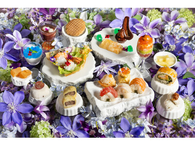 アフタヌーンティー風寿司ランチ「花蓮(かれん)」愛らしいおにぎり寿司などが登場する新メニューを2025年...