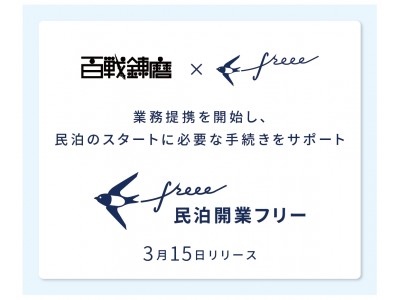 freee と百戦錬磨が提携、民泊を始めるための手続きをサポートする「民泊開業 freee」を3月15日より提供開始