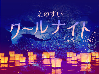【えのすい夏の特別プラン】夕方からの入場でクールに・お得に・楽しむ「えのすいクールナイト」チケット発売中！
