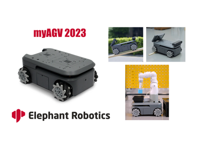 Elephant Robotics社よりAGV(無人搬送車)の新型「myAGV 2023」登場、Raspberry Pi 4搭載版、Jetson Nano搭載版をスイッチサイエンスで販売開始