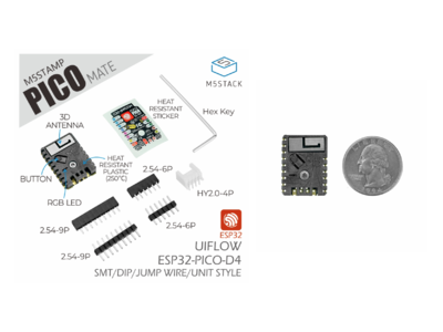 M5Stack社超コンパクト設計新製品「M5Stamp Pico」シリーズを2021年8月12日より販売開始します