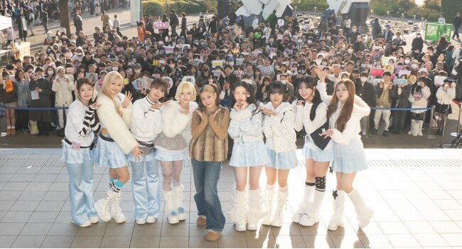 グローバルガールズグループ UNIS（ユニス）、お台場でリリース記念ファンイベントを開催日本デジタルシングル2曲を日本のファンの前で初披露！MV振り付けのダンサー・hanaのサプライズ登場も