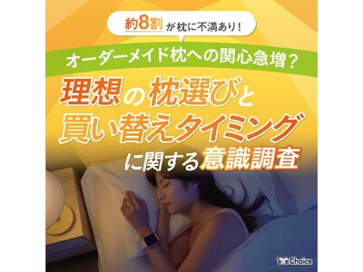 【約8割が枕に不満あり！】オーダーメイド枕への関心急増？理想の枕選びと買い替えタイミングに関する意識調査