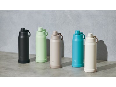 新構造の「スマートキャップ」搭載で素早い水分補給を実現　大人のスポーツシーンに最適化した　ステンレス クールボトル（SD-KA型）新発売