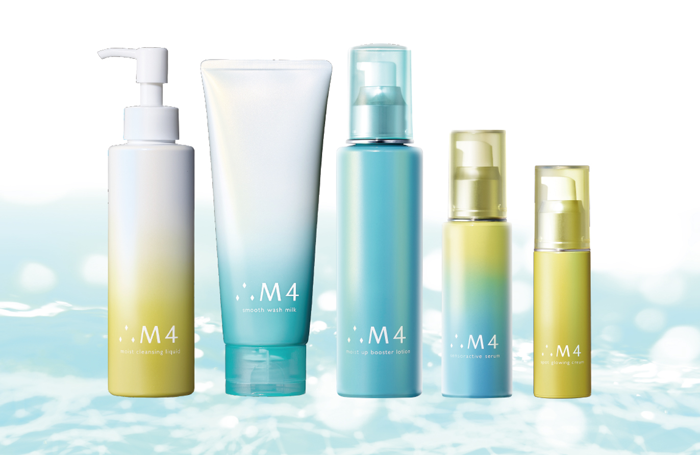 2019年9月26日より通信販売にて「∴M4（エムフォー）」新発売　肌の感覚センサーに着目し、本来の健やかさを保つサイエンス スキンケアシリーズ誕生