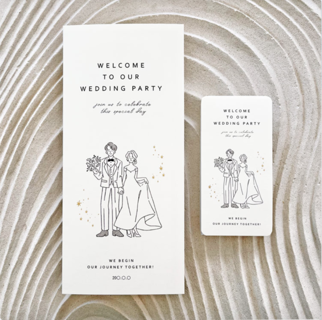 韓国風デザイン招待状 結婚式のペーパーアイテムにトレンドの韓国風デザイン Kimoto が登場 マピオンニュース