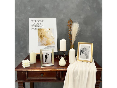 【結婚式】即おしゃれが叶う「ウェルカムスペースセット」をリリース