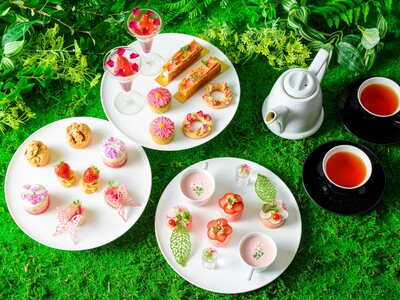 東京マリオットホテル「Flower Garden」をテーマにうららかな春をヴィーガンスイーツで優雅に愉しむ「Vegan Afternoon Tea -Spring-」を発売