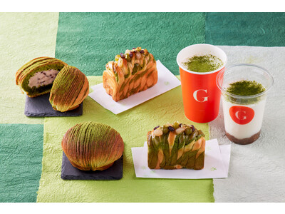 都内に4店舗を展開するアーバンテイストなカフェ「ジージーコー」で、春の抹茶商品「抹茶づくし」を発売