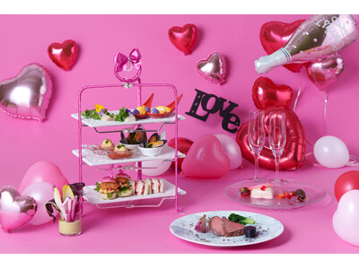 シャンパンとハート形のムースで、ふたりの出逢いを祝福「Valentine High Tea(バレンタイン ハイティー)」発売【ウェスティンホテル仙台】