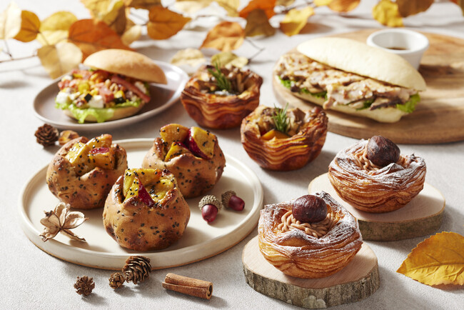 実りの秋、ベーカリーカフェで味わう旬のごちそう　秋の味覚をたっぷり詰め込んだブレッド＆サンドが新登場