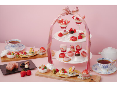 琵琶湖マリオットホテル　いちごと風味豊かなチョコレートが織りなすアフタヌーンティー「Strawberry...
