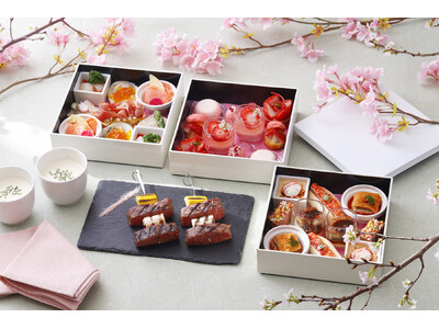 【東京マリオットホテル】桜の名所・御殿山で麗らかな春を堪能する「GOTENYAMA SAKURA BOX」発売