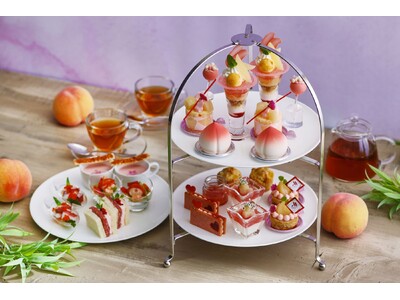 【東京マリオットホテル】山梨県「マルトウ農園」の桃が彩る、 夏限定アフタヌーンティー「Summer Peach Afternoon Tea」を発売