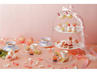 【琵琶湖マリオットホテル】桃とバラが織りなす、湖畔の夏を感じるアフタヌーンティー「Peach Afternoon Tea with Rose Aroma」を発売