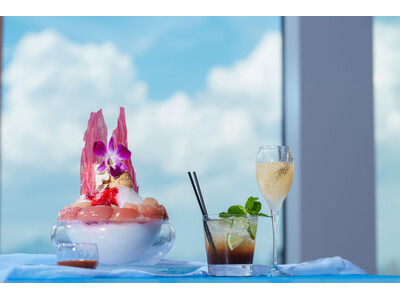 福島県産の桃が主役、パフェのようなかき氷とジューシーなカクテル「ももプリ氷 ＆ Summer Cocktail」【ウェスティンホテル仙台】