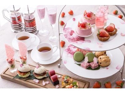 琵琶湖マリオットホテル　Grill & Dining G　「Afternoon Tea　～SAKURA Strawberry～」