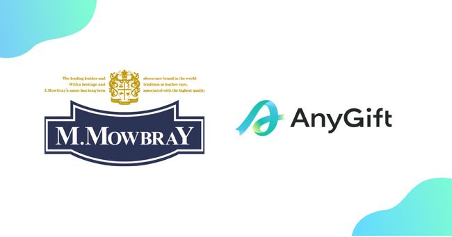 住所がわからない相手にもLINEやメールで手軽にギフトを贈れるeギフトサービス『AnyGift』を「M.MOWBRAY」に導入