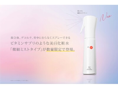 【ドクターケイ限定品情報】美白*化粧水の「微細ミストタイプ」／人気製品を詰め込んだサマーコフレ