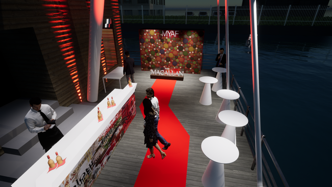 MEET YOUR ART FESTIVAL 2025、天王洲運河に浮かぶ船上デッキにザ・マッカランとの特別なコラボレーションBARをオープン。2025年10月10日(金)から、東京・天王洲にて。