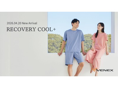 VENEX�̉Č��胊�J�o���[�E�F�A�����܂�ς���ēo��B�R�b�g���������A�Ă̐������Ƃ��炩�ȑf�ފ��𗼗��������wRECOVERY COOL+�x���A2026�N4��20���`�V����