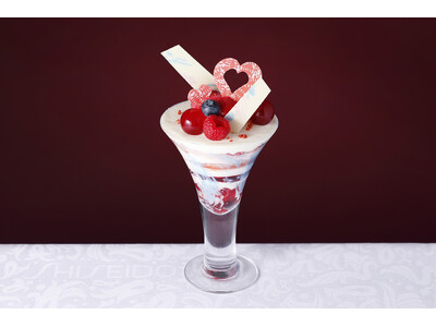 資生堂パーラーのバレンタイン限定メニュー　パステルカラーのパフェや甘いフレーバーのカクテルを期間限定で展開