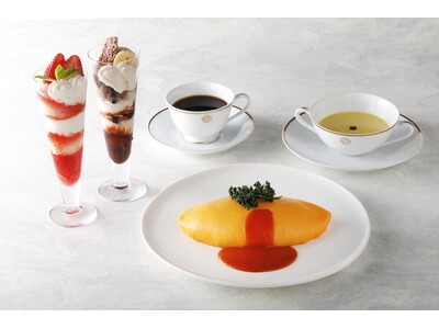 「資生堂パーラー サロン・ド・カフェ ラゾーナ川崎店」オープン7周年！オムライスや花束のようなパフェを期間限定で提供