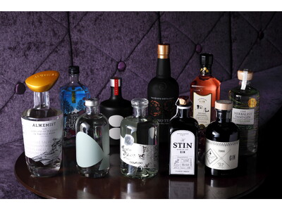 東京・銀座「BAR S(バー エス)」オープン10周年を祝して10種類の厳選したクラフトジンを展開