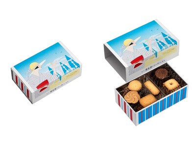 資生堂パーラーより、夏の限定デザインをまとった「ビスキュイ20枚入サマースリーブ」を発売！