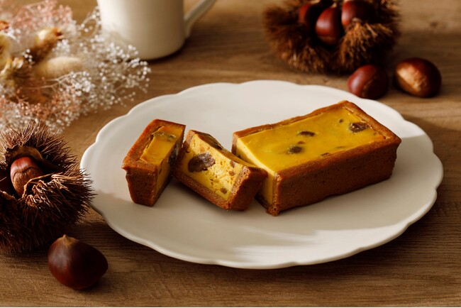 国産和栗のペーストと甘露煮の贅沢な味わい~「手焼きチーズケーキ(和栗)」を店舗・数量限定発売!
