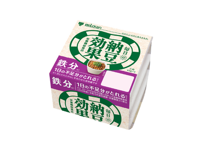 納豆で鉄分が摂取できる？納豆効果(TM)１日不足分の鉄分新発売！