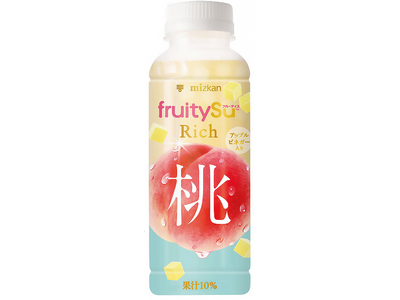 暑い夏にぴったりの、すっきりフルーティーな桃ドリンク「フルーティスRich 桃」が新発売