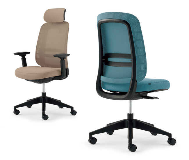 プレスリリース「サステナブルな3Dニットメッシュを採用　柔らかなデザインと座り心地のメッシュチェア　オフィスチェア「mari（マリ）」新発売」のイメージ画像