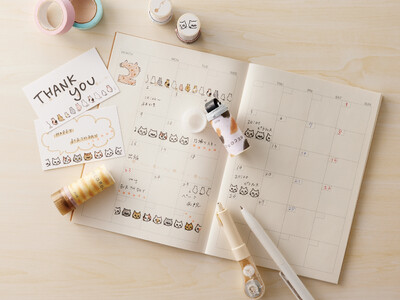 ネコ好き必見！ 手帳やカードを楽しく彩るローラー式🐾　デコレーションローラースタンプ「ネコロール」 ～「...