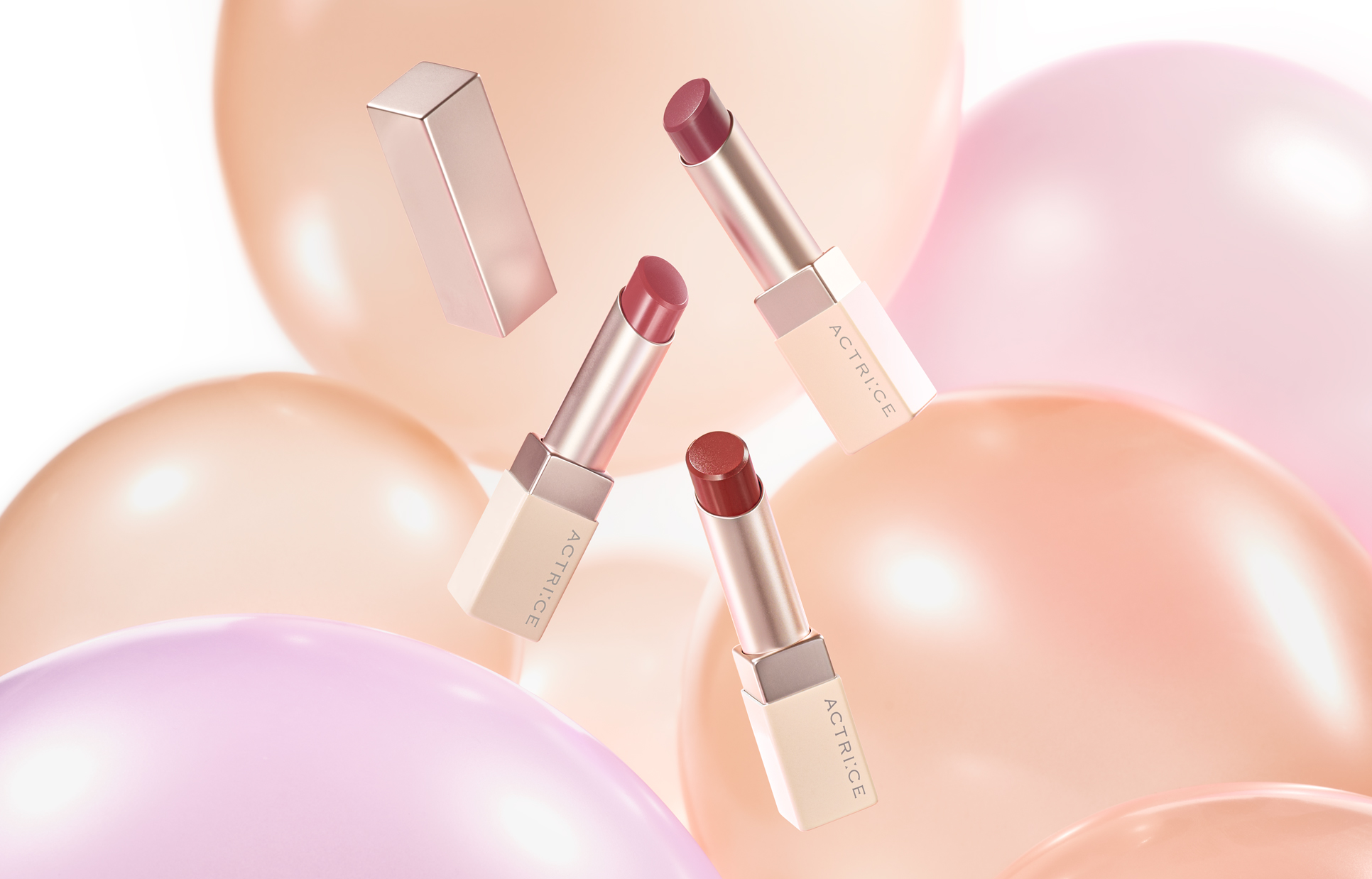 【ノエビア】美しい発色でいきいきとした表情にみせるリップスティックの新色発売