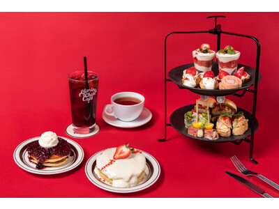 ライフスタイルブランドDIESELが手がける「GLORIOUS CHAIN CAFE（グロリアスチェーンカフェ）」による『いちご』を主役にしたアフタヌーンティーセット