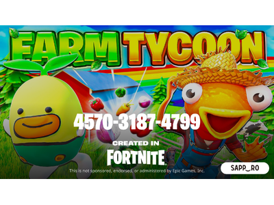 EASY STUDIO、札幌市と連携しFortniteに農場経営ゲーム・メタバース「FARM TYCOON by SAPPORO」をリリース！