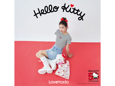 Lovetoxic(ラブトキシック)より、「HELLO KITTY（ハローキティ）」のスペシャルコラボアイテムが2024年7月12日(金)より、全国の直営店、ナルミヤオンラインにて発売！