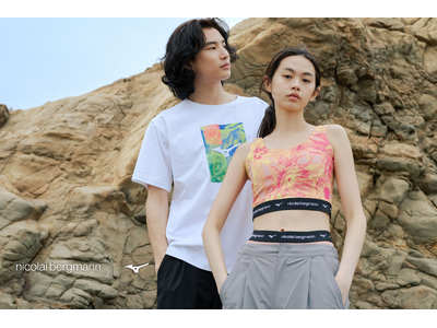 フラワーデザインとスポーツウエアが一つになったコラボレーションアパレル「 Nicolai Bergmann × Mizuno - Bloom, Simply. 」 4/28(火)より発売開始