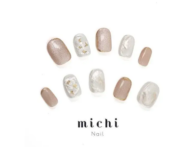 ミチネイルから深みと艶をまとった、季節感たっぷりのトレンドネイル3種が新登場♪