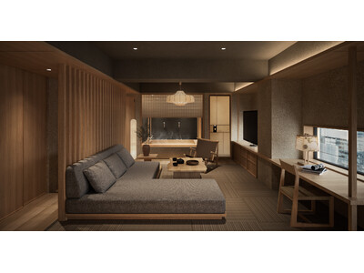 「ONSEN RYOKAN 由縁 新宿」に箱根の温泉付きスイートルームが誕生、本日予約受付開始