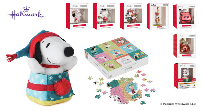 【数量限定】スヌーピーの輸入クリスマスオーナメントやぬいぐるみが登場! アメリカ・ホールマーク社のPEANUTS(TM)アイテムが発売