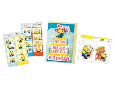 「怪盗グルー／ミニオンズ」シリーズの新作カード・金封・シールが登場！ お祝いのシーンから自分用にも使えるアイテムが大集合