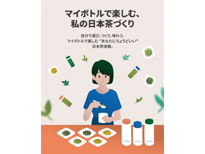 マイボトルで楽しむ『あなただけの日本茶づくり』イベント9/25（木）～27（土）開催！